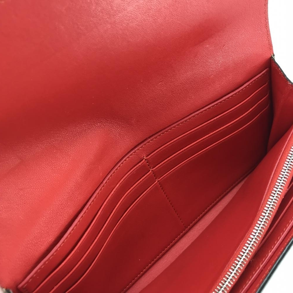 Celine Large Flap Multi-Function Long Wallet Leat… - image 6